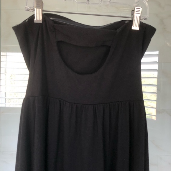Sweetheart Neckline Black Midi-Maxi Dress - Picture 3 of 5